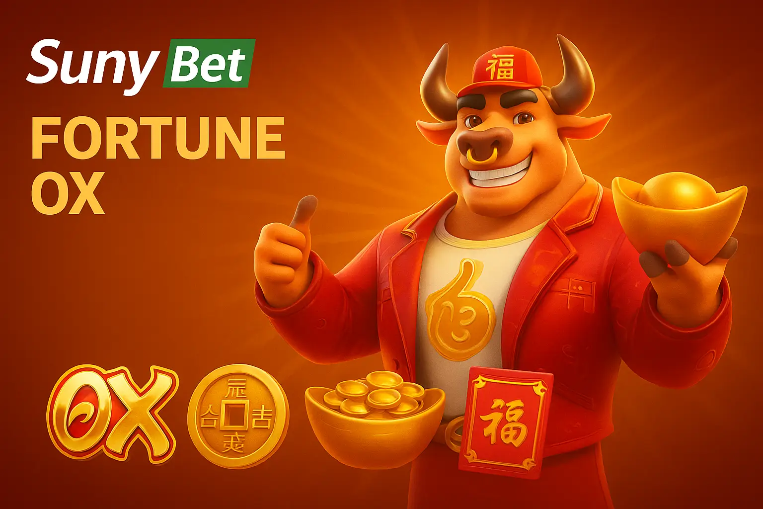 Fortune Ox no SunyBet - Aposte Agora e Reivindique Seus Ganhos